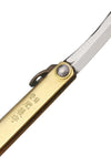 Higonogami O01 SK Folder Brass Framelock Pocket Knife