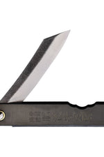 Higonogami O04BL No. 4 Folder Knife with Black Stainless Handle