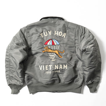 Embroidered on sale flight jacket