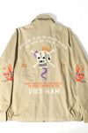 Houston Cotton Vietnam Skull Jacket