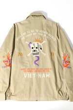 Houston Cotton Vietnam Skull Jacket