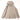 Hooded parka in light gray with snap front, drawstring hood, and chest pockets