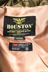 Houston Nylon Vietnam Skull Quilted Jacket