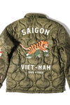 Houston Nylon Vietnam Tiger Quilted Jacket