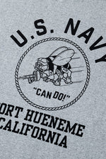 Houston Printed Ringer US Navy Tee