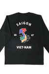 Houston Souvenir Vietnam Map Long Sleeve T-Shirt
