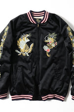 Houston Velveteen Dragon Tiger Souvenir Jacket