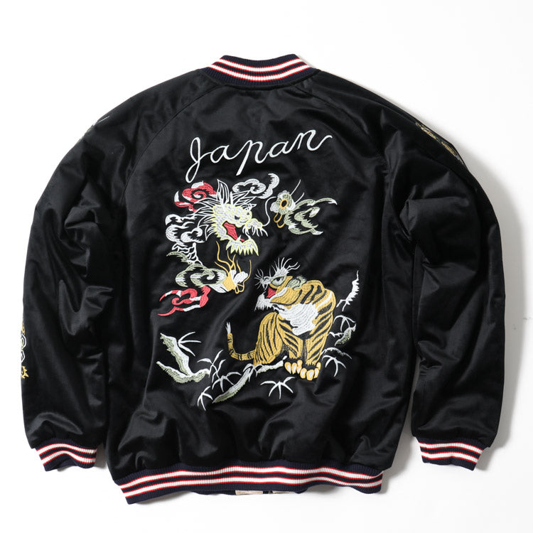 Houston Velveteen Dragon Tiger Souvenir Jacket – Hong Kong