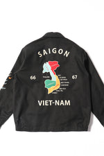 Houston Vietnam Tiger & Dragon Map Jacket