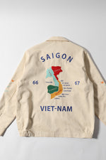 Houston Vietnam Tiger & Dragon Map Jacket