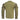 Green combat shirt with camouflage sleeves, crew neck and long raglan-style sleeves