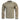Khaki combat shirt with tan camouflage sleeves, crew neck and long sleeves