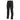 Tactical pants, black; zip fly with belt loops and cargo side pockets