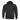 Black zip-up hoodie sweater with front zipper and drawstring hood.