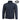 Men's zip-front fleece jacket in midnight blue with stand collar and side pockets