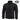 Black fleece jacket with full zip front, stand collar, and two zip pulls