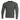 Charcoal gray crewneck pullover sweater with ribbed cuffs and hem