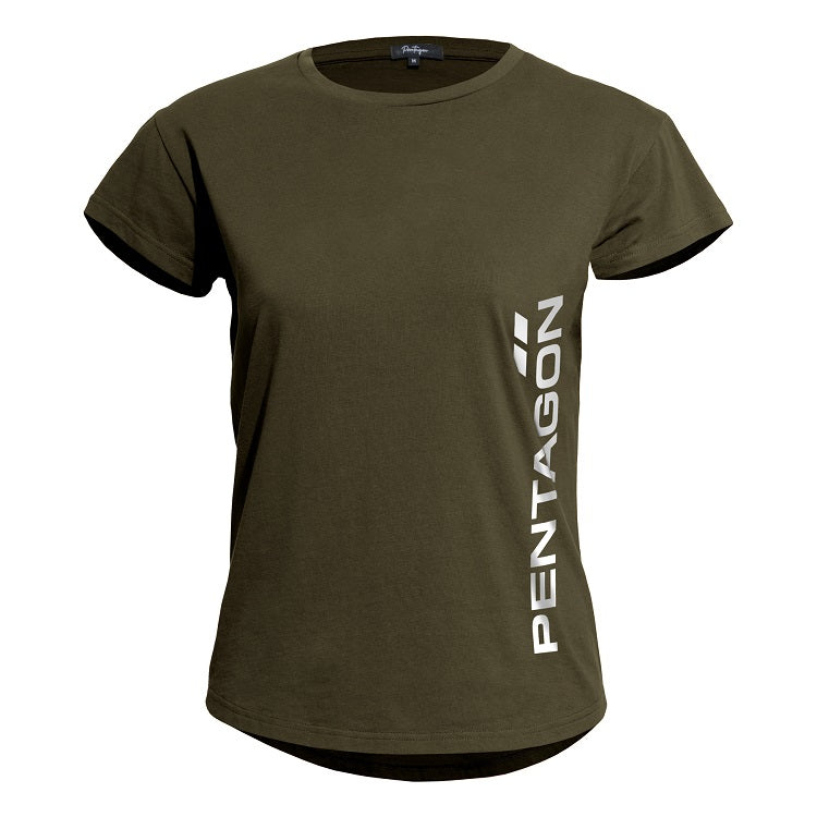 Pentagon Whisper Ladies Tee (Pentagon Vertical)