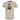 Khaki crew-neck short-sleeve T-shirt with large front dinosaur graphic