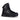 Black 8-inch lace-up boots with rugged tread sole