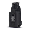 Signal radio pouch, black nylon with hook-and-loop panel and front pocket