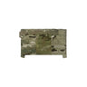 Multicam plate carrier back flap adapter with MOLLE webbing and reinforced center panel