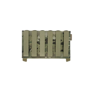 Ranger green plate carrier back flap adapter with MOLLE straps and central panel