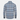 Blue plaid back view button-up work shirt with yoke panel and long sleeves