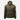 Woodland camouflage field jacket with hood, front half-zip, and drawstring hem