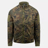 Woodland camouflage windproof nylon field jacket with full zip and stand collar