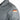 Grey coverall with sleeve flag patch and front flap pocket