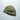 Olive fleece watch cap with folded cuff and small logo patch