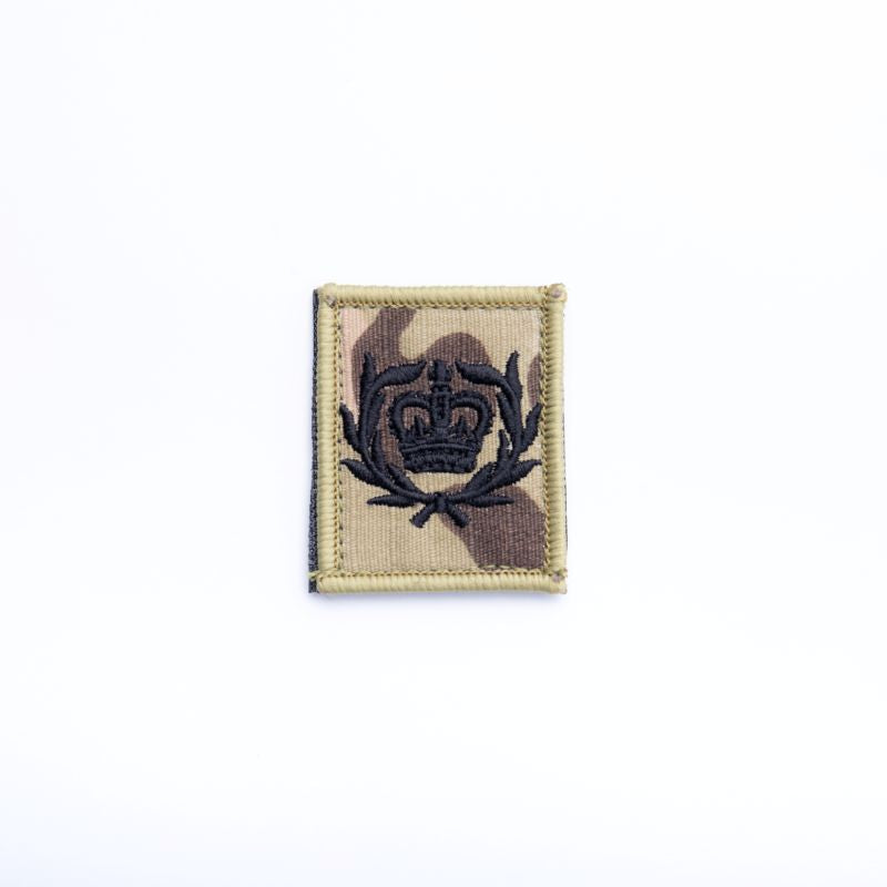 British Army WO2 QMSI/RQMS Patch Black/MTP Velcro – Hong Kong MG ...