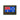 Embroidered rectangular Australia flag patch with blue field, stars, and olive camo border