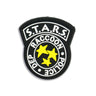 S.T.A.R.S PVC patch with black background, white lettering, yellow stars