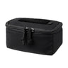 Cordura ammo box, black, zip-top with hook-and-loop patch panel