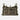 Camouflage tactical field pouch with MOLLE webbing and elastic loops, open top