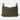 Olive green utility pouch flap with top clips and side attachment tabs
