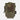PL Woodland radio field pouch with square front pocket, hook-and-loop tab, MOLLE sides