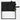 Black map case with snap flap, front pockets, and map window panel