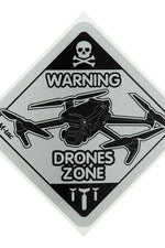 M-Tac Drone Zone Reflective Sticker