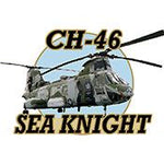 US Military CH-46 Sea Knight I Pin