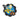 Cartoon boy patch with Savior label, blue-yellow suit, black stitched border