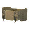Rapid access cummerbund in tan with padded front panel and MOLLE webbing