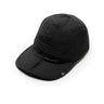 Pentagon range cap in black with curved brim and vented side panels