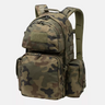 Helikon Ambush 22.8L Cordura backpack in woodland camouflage, front and side view