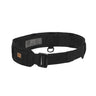 Black bushcraft belt with adjustable webbing and square buckle