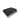 Black collapsible container with flat lid and molded handle points