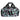 Pistol range bag with pink and teal tiger-stripe camo, black straps, zip-top closure