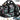 Pistol range bag angled view with black webbed handles and tiger-stripe camo fabric